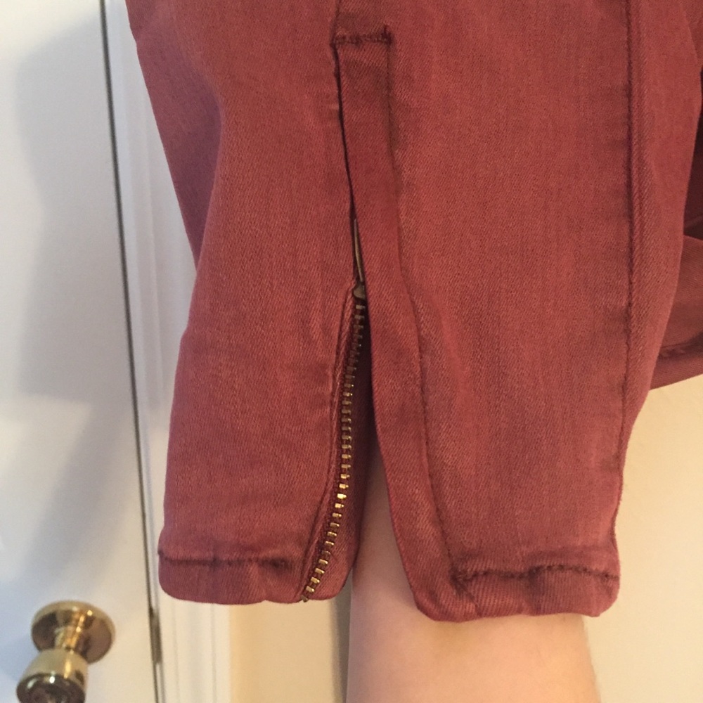 Pistola dusty rose ponte ankle zip skinny jeans - Picture 7 of 7